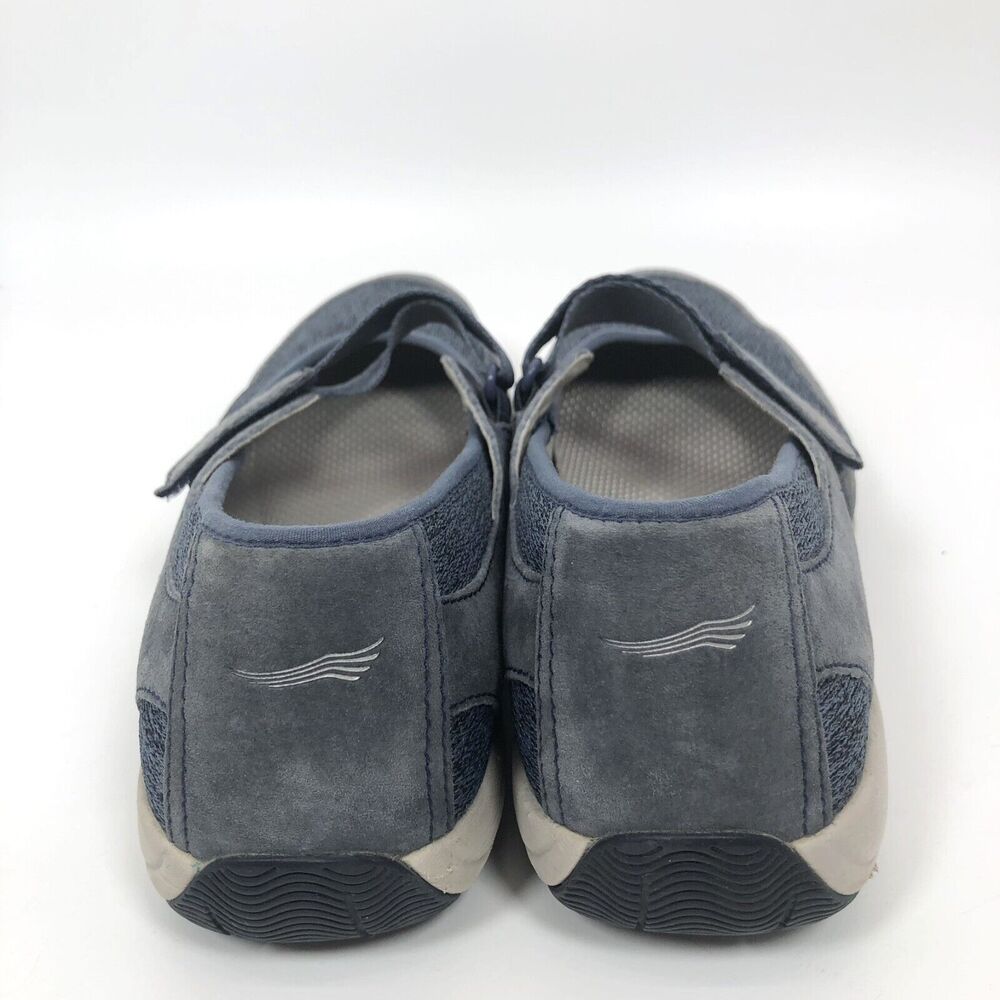 Dansko Hennie Mary Jane Flat Shoes Size 40 / 9.5 - 10 Blue Suede Walking Comfort - Picture 7 of 9